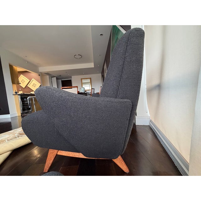 Jens Risom 1950s Attributed to Jens Risom Small Sofa Setee For Sale - Image 4 of 6