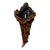 Early 20th Century French Barbotine Majolica Cornucopia Wall Pocket For Sale