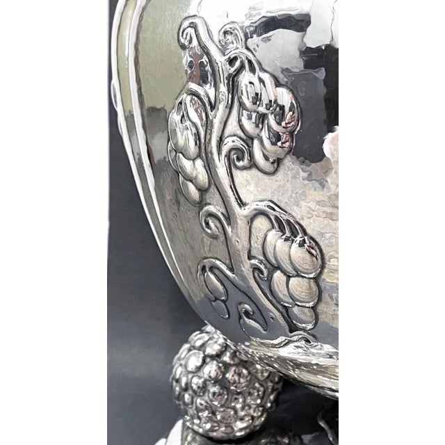 One of the most spectacular pieces of Swedish Grace/Art Deco artisanry we have ever seen, this covered urn or wine cooler...