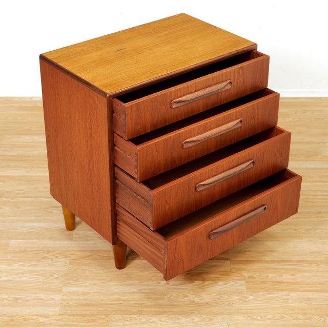 1960s Mid Century Teak Dresser Nightstand by G Plan For Sale In Los Angeles - Image 6 of 10