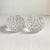 English Waterford Crystal Taper Candlestick Holders Crosshatch Snowball Signed a Pair For Sale - Image 3 of 9