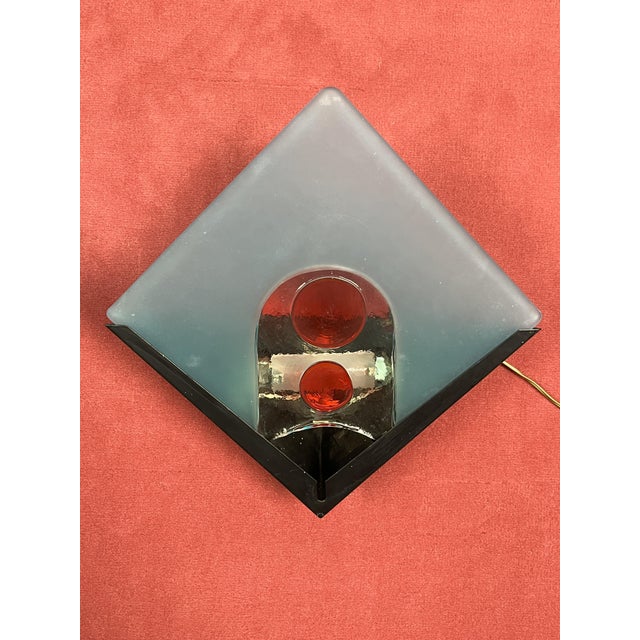 Murano Glass Wall Lamps, 1970s, Set of 2 For Sale - Image 9 of 18