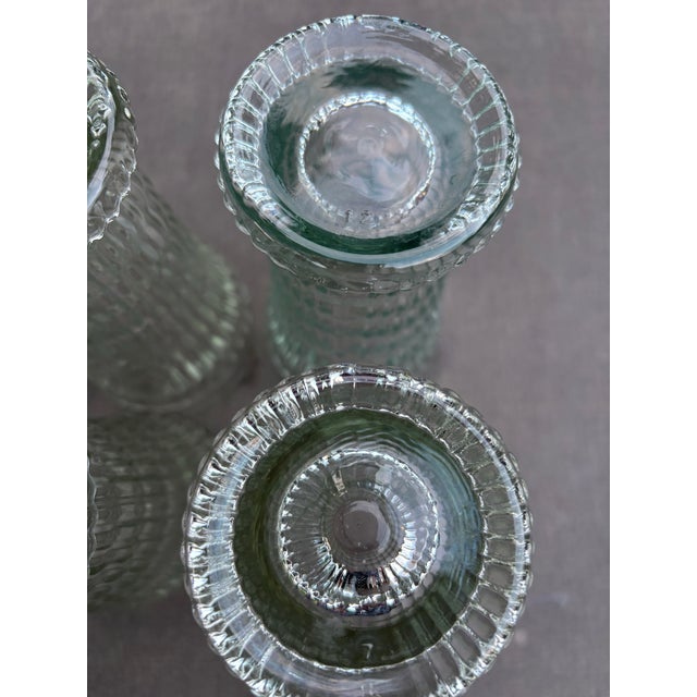 Vintage Jeanette Glass Co. Rippled Soda Shop Glasses Ice Cream Sundae, Root Beer Float & Fountain Glasses - Set of 6 For Sale In Louisville - Image 6 of 12