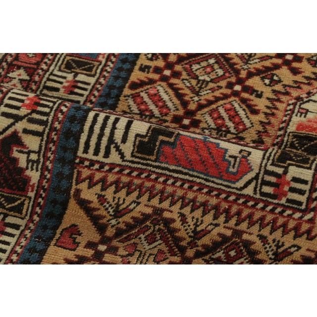 Textile Antique Kuba Rug With Colorful Diamond Lattice & Tribal Motifs - Rug & Kilim For Sale - Image 7 of 7