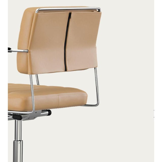 One Collection Time Chair Frame in Chrome and Upholstery from Henrik Tengler For Sale - Image 6 of 12