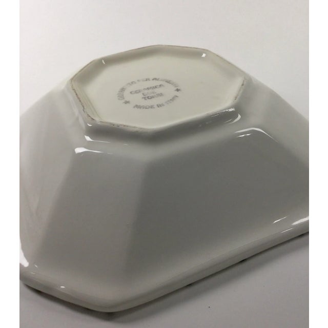 Vintage Italian Ceramica Due Torri Hand Painted Fruit Bowl For Sale - Image 11 of 12