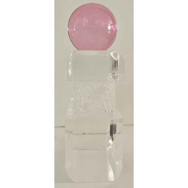 1990s Shlomi Haziza Acrylic Postmodern Sculpture For Sale - Image 5 of 5