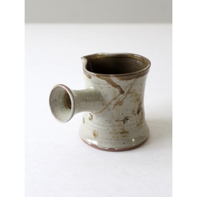 Contemporary Vintage Studio Pottery Pitcher For Sale - Image 3 of 10
