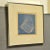 Framed Realism Blue & Beige Seashell Pencil Painting, Fine Art Brushed Chrome For Sale In Miami - Image 6 of 11