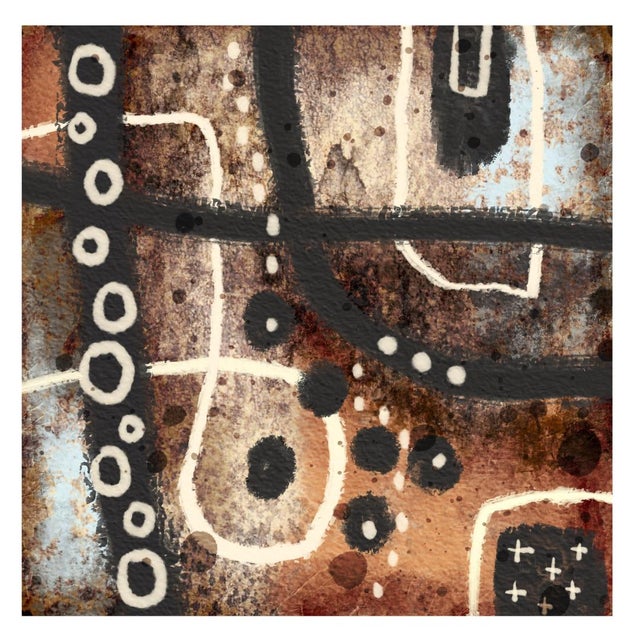 Bring sophisticated, tactile energy into your home with this 8x8-inch fine art reproduction print by artist Susan Olivio....