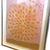Pink 60's Abstract Safron Op Art Acrylic on Bruised Pink Watercolor Paper Chrome Framed Glass For Sale - Image 8 of 14