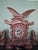 Important Masterpiece Black Forest Table-Fireplace Clock, Cuckoo Clock Made by Aleksander Fleig, Set of 3 For Sale - Image 10 of 10