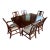 1990s Baker Dining Room Table Historic Charleston Collection. Mahogany Table./2 Leaves and 6 Chairs. For Sale