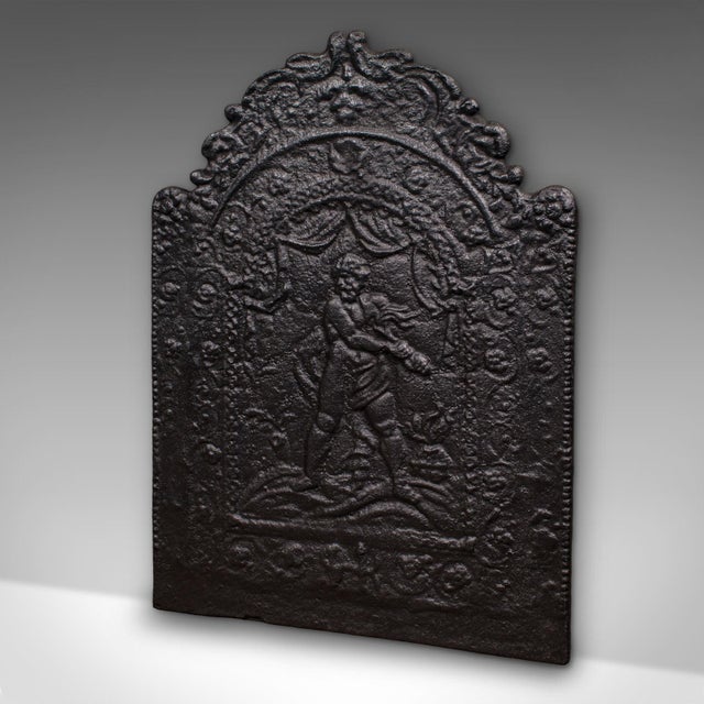 Traditional Antique Fire Back, English, Fireplace Reflector, Neoclassical Revival, Victorian For Sale - Image 3 of 8