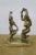 Late 20th Century Vintage Mexican Folk Art Salsa Dancers Brass Figurine Sculpture Onyx Base 7" For Sale - Image 5 of 12