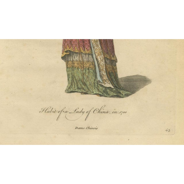 Jefferys, Lady of China in Court Dress, 1749, Print For Sale - Image 6 of 9