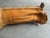 Rustic European Vintage Basque Jai Alai Cesta, Hand-Woven Reed and Leather For Sale - Image 3 of 12