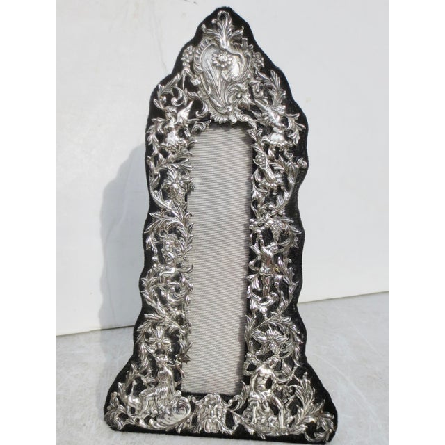 Late 19th Century Sterling Silver Photo Frames London 1889 For Sale - Image 5 of 6