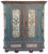 Blue Painted Fir Wardrobe For Sale - Image 18 of 18