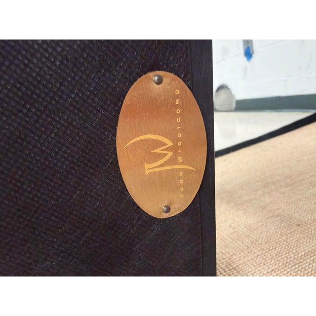 1980s Set of 4 Extraordinary Hand Carved, Lacquered and Guilded Arm Chairs From John Widdicomb For Sale - Image 12 of 12