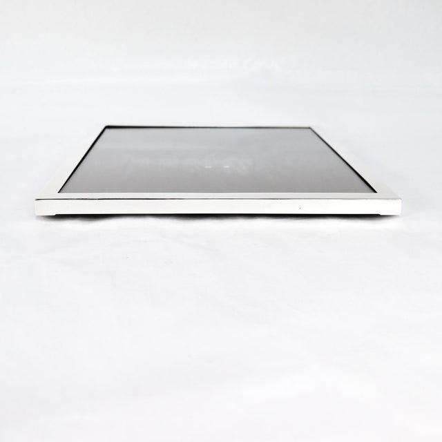 Vintage Signed Cartier Sterling Silver Mid-Century Picture or Photo Frame For Sale - Image 11 of 17