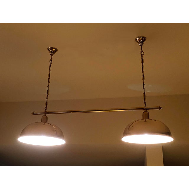 Large Vintage Pendant Light in Brass from Honsel, 1960s For Sale - Image 14 of 18
