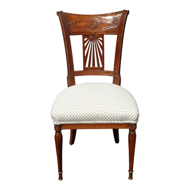 Vintage French Provincial White Accent Chair Chairish