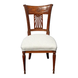 Vintage French Provincial White Accent Chair