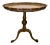 Mid Century Chippendale Style Round Pie Crust Accent Table For Sale