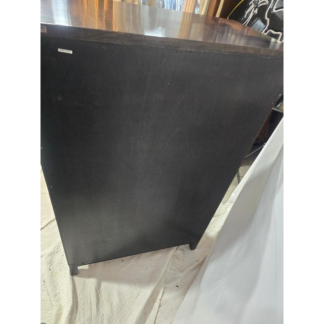 Late 20th CenturyStickley Modern Espresso Tall Chest / Lingerie Dresser, Usa For Sale - Image 10 of 10