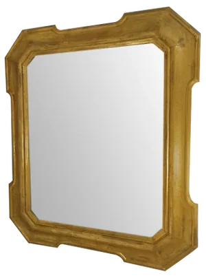 Antique Umbertine Mirror with Tray, 1800s