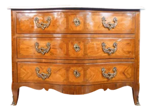 Early Eighteenth Century Louis XVS XV Dresser in Inlaid Wood