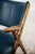 Vintage Lounge Chair in Wood and Blue Skai from Dal Vera, 1950s For Sale - Image 11 of 16