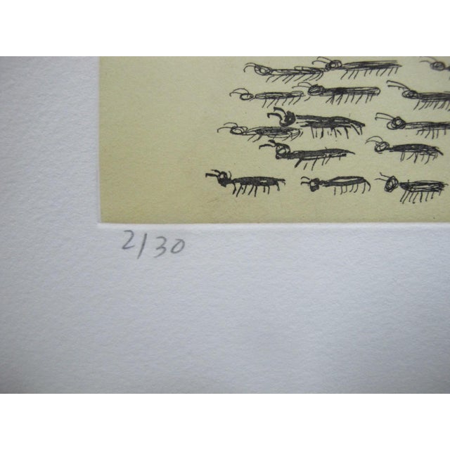 Chris Johanson Signed Limited Aquatint Print Perceptions #2 You Are Not Master For Sale In Portland, OR - Image 6 of 7