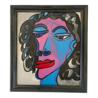 “Marilyn Monroe” Titled Painting by Peter Keil, 1974 For Sale