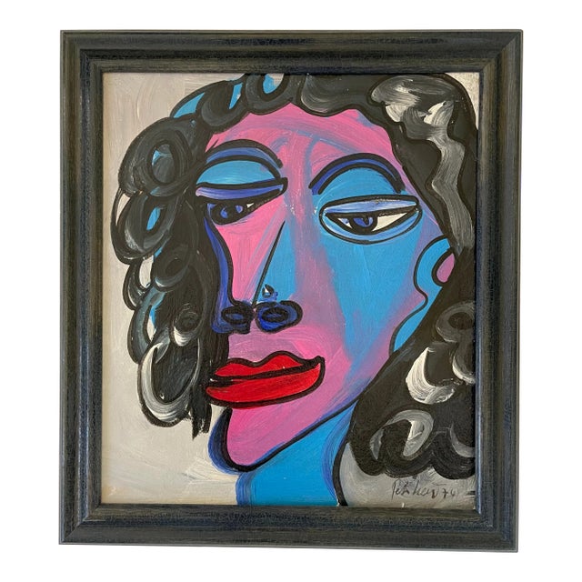 “Marilyn Monroe” Titled Painting by Peter Keil, 1974 For Sale