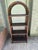 Pair of Vintage Arched Bookcases Etageres in Dark Rattan For Sale - Image 9 of 12