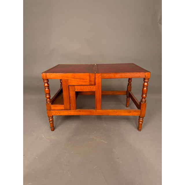 Flip-Top English Library Steps or Flat-Top Side Table, Late 20th Century For Sale - Image 10 of 14