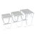 Mid-Century Modern Mid-Century Modern Salterini Style Wrought Iron Mesh Nesting Tables, Set of 3 For Sale - Image 3 of 10