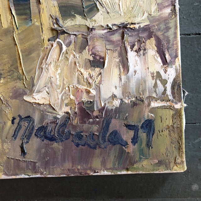 Original painting on stretched canvas 24 x 30 unframed signed bottom right ( has a repair not noticeable from front