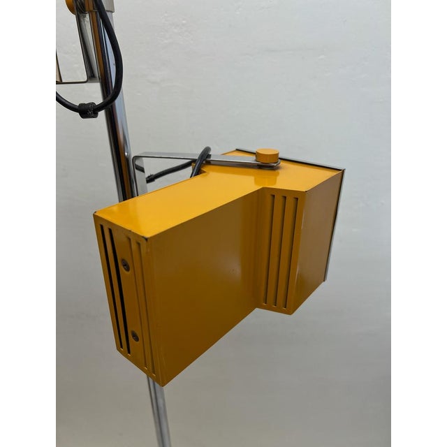 Ochre Twin Spot Floor Lamp in the style of Philips, 1970s For Sale - Image 13 of 16