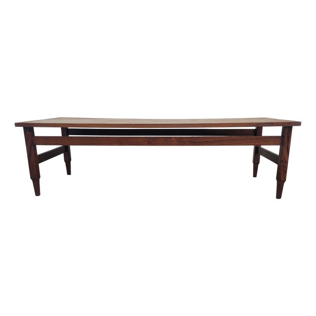 Vintage Scandinavian Teak Coffee Table, 1960s For Sale