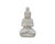 Chinese Vintage Chinese Marble Seated Buddha Statue For Sale - Image 3 of 3