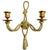 Mid-Century Modern Vintage Andrea by Sadek Brass Rope & Tassel Two-Light Wall Sconces - A Pair For Sale - Image 3 of 10