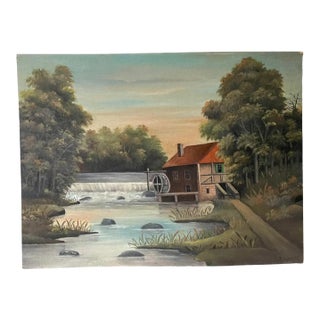 Late 19th Century Oil Painting on Board by Frank H. Sweet (New York) - Signed For Sale