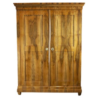 19th Century Biant Command Walnut Wardrobe For Sale