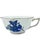 Traditional Herend Chinese Bouquet Black Sapphire Tea Cup and Saucer For Sale - Image 3 of 9
