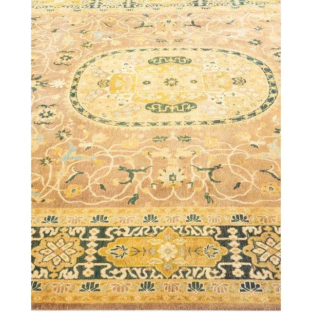 Solo Rugs Mogul, One-of-a-Kind Hand-Knotted Area Rug - Brown, 6' 0" x 9' 5" For Sale - Image 4 of 8