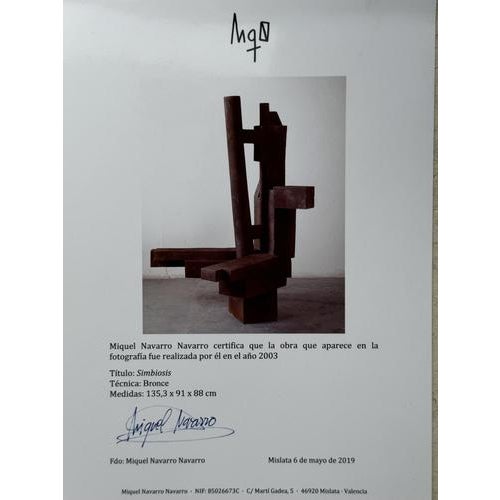 Miquel Navarro, Abstract Sculpture, Bronze For Sale - Image 13 of 14