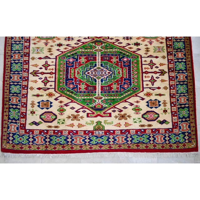 1980s Vintage Hand Knotted Turkish Rug - 6′11″ × 10′4″ For Sale - Image 10 of 12
